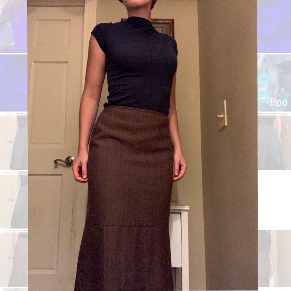 Larry Levine midi skirt